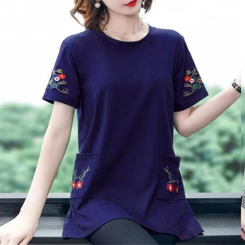 Meileiya Women's Shirts With Embroidery