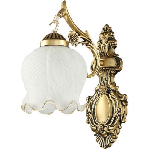 11.11 Rose Gold Classical Europe Retro Wall Lamp Genuine Wall Light Handmade High Quality Novelty Bathroom Light Lampada