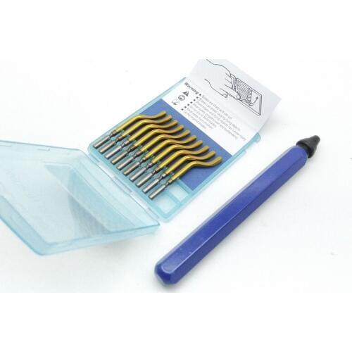 New Quick Aluminum handle deburring Trimming tool Clip scraper stainless steel Deburring scraper