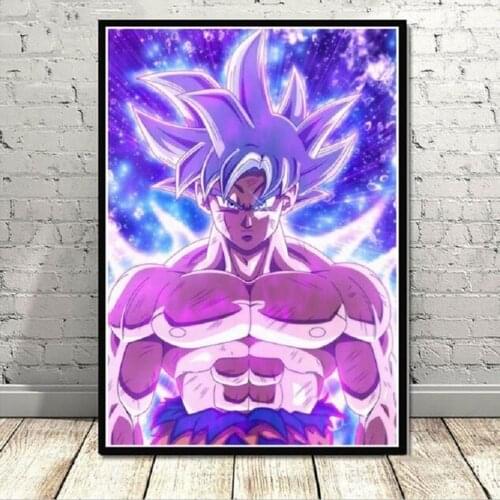 Japanese Anime Dragon Ball Goku Poster Picture Modular Canvas HD Wall Artist Home Decoration Painting Living Room Decoration