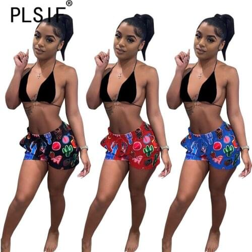 Женские завышенные шорты PLSIF China At AliExpress