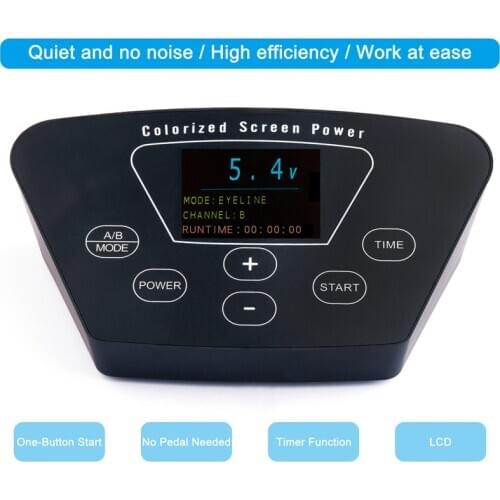 Professional Permanent Makeup Tattoo Power Connector Rotary Tattoo Pen Machine Tattoo Power For Eyebrow Eyeliner Lip Tattoo