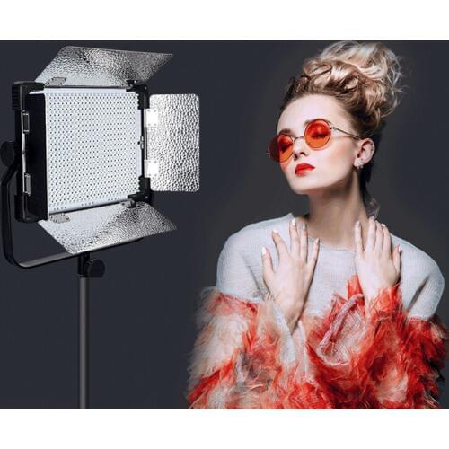 Professional LED film U frame photography light dual color temperature dual power supply for live fill light broadcast portrait