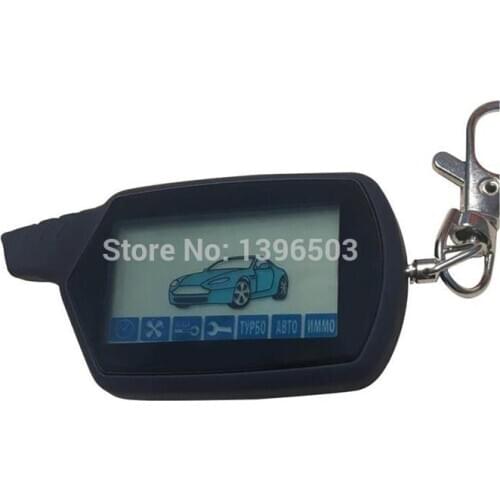Wholesale Top Quality A91 LCD Remote Control Keychain Fob for Russian Vehicle Security Two Way Car Alarm System Starline A91 Key
