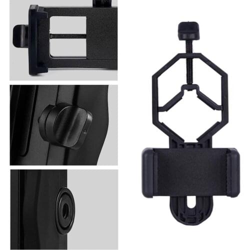 Adjustable Adapter Mount Universal Cell Phone Microscope ABS Holder + Bracket Telescope Metal Scope Phone P1R6