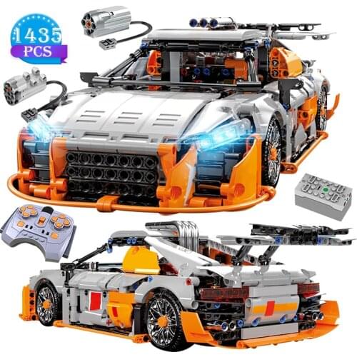 Technical Moc Famous Racing Car Building Blocks Ideas Vehicle Model Bricks Construction DIY Assembly Toys for Boys Diy Gifts