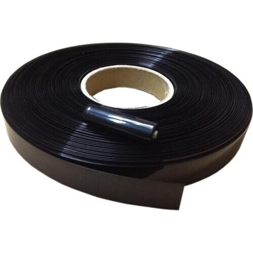 1KG 190mm~300mm18650 lithium battery sleeve Black PVC heat shrinkable tube shrink film of various sizes shrink sheath