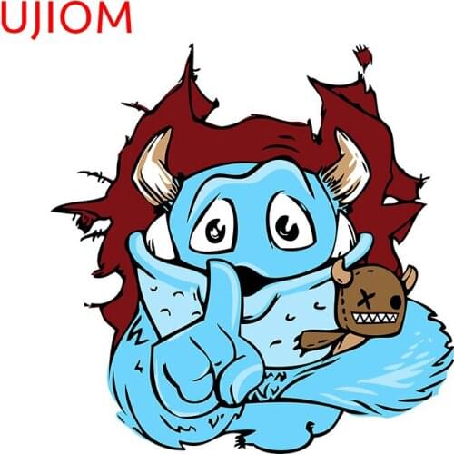 UJIOM Friendly monster Sticker Wallsticker Home Decoration Accessories Sticker for Living Room Decor Wallpaper Waterproof Decal