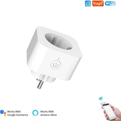 NEW WiFi 16A Smart Plug Electrical Sockets Tuya Remote Voice Control Home Appliances Smart Socket Works With Alexa Google Home