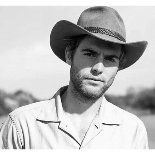 Women Ladies Fedoras Top Hat, European American Jazz Hat Mens Felt Party / Show 100% Wool Cowboy Black Color Bowler Hats