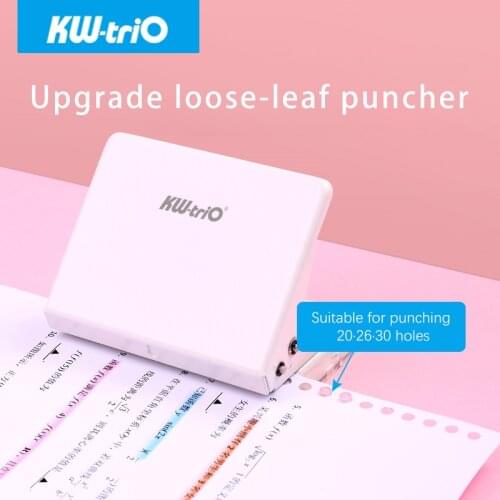 1pcs Efficiency Metal Paper Punch 10-Hole Loose-Leaf Hole Puncher DIY Binding Paper Hole Punching Machine Notebook Diary Planner