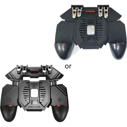 2021 New Game Controller for Mobile Phone AK77 Game Handle for PUBG Game with Cooled Fan