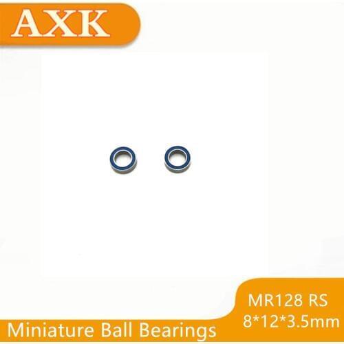 2019 Rushed Mr128rs Bearing Abec-3 (10pcs) 8*12*3.5 Mm Miniature Mr128-2rs Ball Bearings Rs Mr128 2rs With Blue Sealed L-1280dd