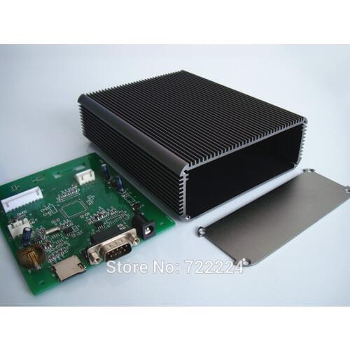 4 pcs/lot 120*45*150mm aluminum PCB shell electronic project box housing DIY Chassis heat radiation box junction switch box