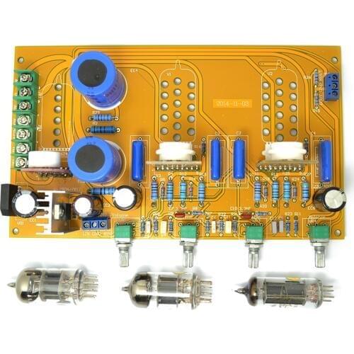 6N1-j(6H23 6DJ8 6922 ) 6Z4 Tube Tone Preamplifier Tuning board Tone board Tube Amplifiers For Speaker