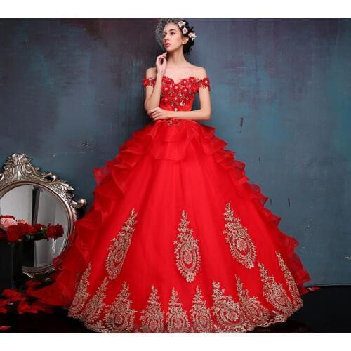 100%real red flowers beading golden embroidery ball gown Medieval dress Renaissance Gown princess Royal Siss victoria dress