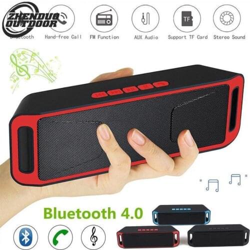 Newest V4.0 Wireless Bluetooth Speaker USB Flash FM Radio Stereo Super Bass MP3 Player Outdoor Speaker