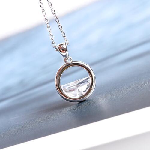 Bohemian Vintage Silver Color Circle Necklaces For Women Long Choker Necklace Statement Christmas Jewelry Collares