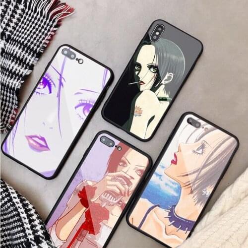 NaNa osaki Tempered Glass Phone Case For iphone 12 11 Pro Max 5 6 7 8 X XS XR XSMax Shell 12Pro Max Cover Shell
