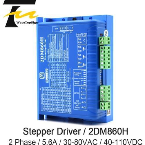 JMC 2Phase Stepper Motor Driver 2DM860 2DM860H Input Voltage 24-110VDC/18-80VAC Current 8.4A Adaptation motor 86
