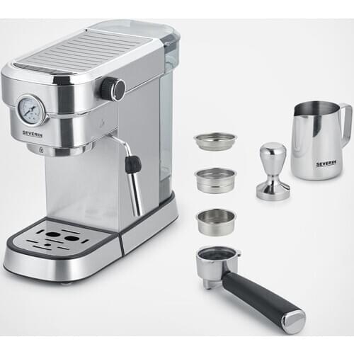 JRM0132 German Severin Espresso Machine Household Stainless Steel Coffee Maker Semi-automatic Milk Froth Fancy Coffee machine