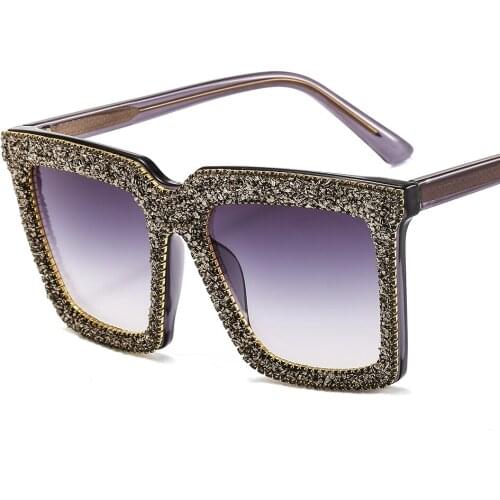 2020 New Style Fashionable Womens Glasses Rhinestone Whole Frame Crystal Sunglasses Metal Eyeglasses legs Glasses For Women