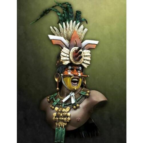 New Unassembled 1/10 ancient man bust with Headwear Resin Figure Unpainted Model Kit