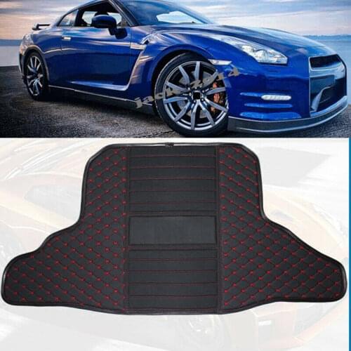 Fit For Nissan GTR R35 2009-2017 Rear Cargo Boot Liner Trunk Mat Floor Tray Carpet Trim