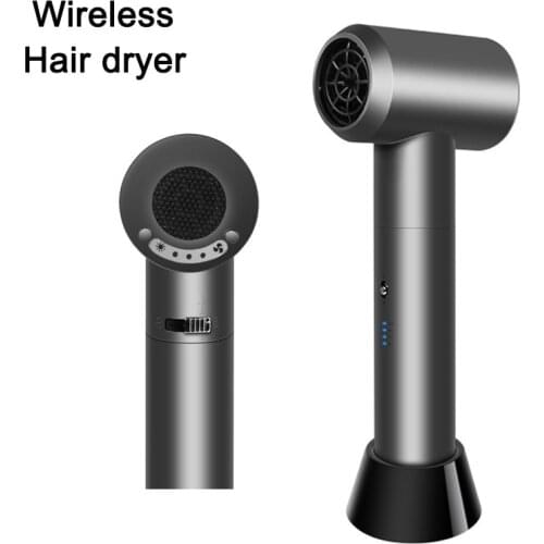 Professional Portable Wireless Hair Dryer Smart Cordless Hot and Cold Air Mode USB Rechargeable UMAY Hair Drier Blower Salon