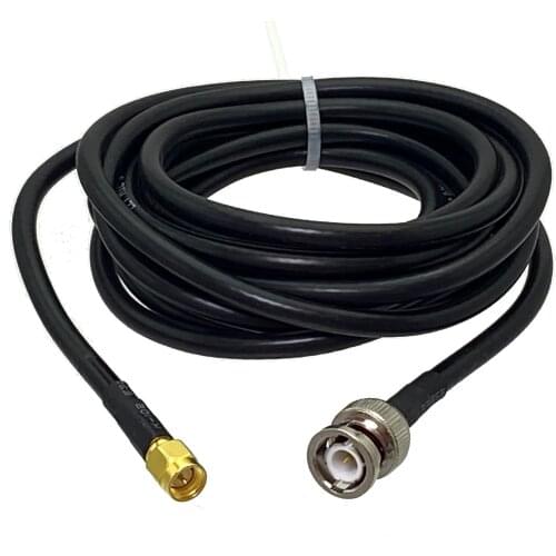 RG58 Cable BNC Male Plug to SMA Male Plug Connector RF Coaxial Jumper pigtail Straight 6inch~20M