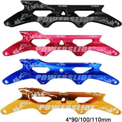 JEERKOOL Powerslide S3 Inline Speed Skates Frame 4*90/100/110 mm Aluminium Alloy Skates Base 165 - 195mm Mount Distance DJ13