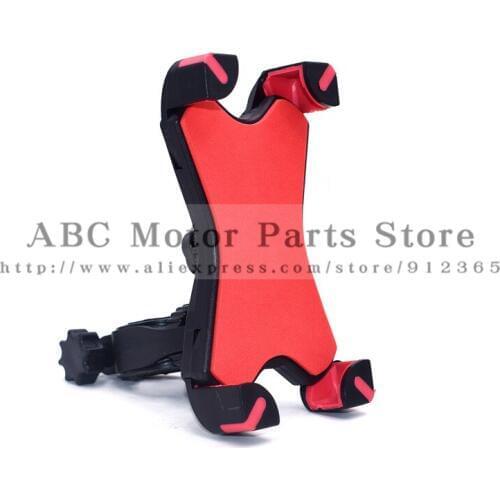 Universal Anti-Slip Bike Phone Holder on Mountain Bicycle Motorcycle Moto Bicycle Mobile Holder for Width 3.5-7inch Phone GPS