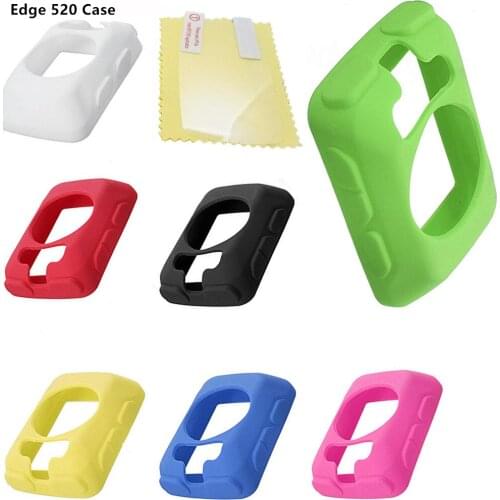 Generic Bike Gel Skin Case & Screen Protector Cover for Garmin Edge 520 GPS Computer Quality Case for garmin edge 520 Plus