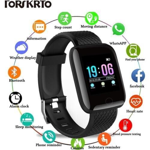 In Stock! D13 New Smart Watches 116 Plus Heart Rate Smart Wristband Smart Band Sports Watches Waterproof Smartwatch Android A2