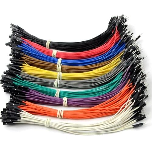 High Quality 40pcs 20cm female to male Dupont Dupont Wire Color Jumper connector Cable For Arduino