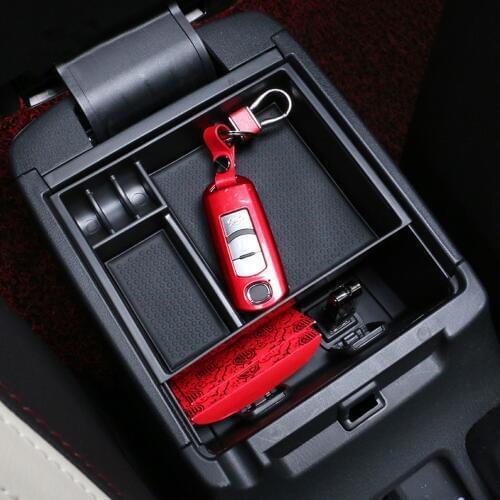 Car Glove Box Armrest Storage box Organizer Center Console Tray For Mazda MK 6 Atenza 2013-2015 For Mazda MK3 Axela 2014-2016