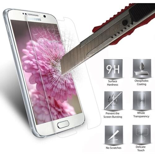 9H Tempered glass for Samsung Galaxy Note 2 note 3 note 4 note 5 kilifi note2 note3 note4 note5 screen protector film cover case
