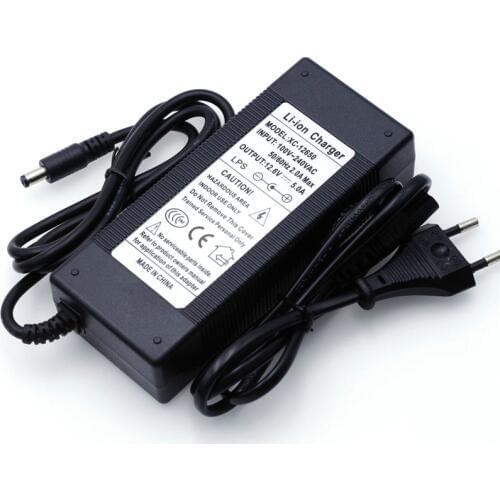 2019 Liitokala 12.6V 5A 3A 1A Lithium Battery Charger 3 series lithium Cbattery 12V battery charger+US EU AC power cord
