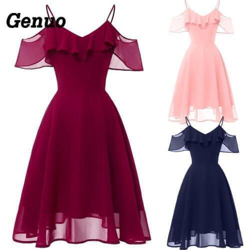 Women Vintage Princess Floral Lace Cocktail V-Neck Party Aline Swing Dress Knee-Length Party Dresses