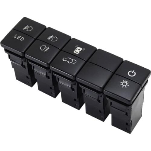 1pc Dual key switch dual switch fog lights radar power supply LED Headlight Switch Button for Mitsubishi ASX 2020