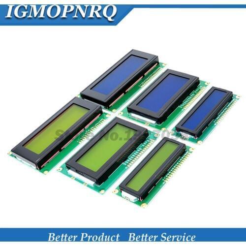 1PCS LCD1602/1604/2004 module yellow green/blue screen 16x2 16x4 20x4 Character LCD Display Module 1602 1604 2004 5V for
