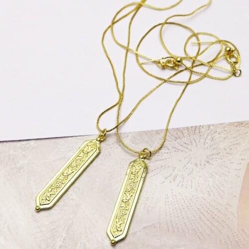 10 Pcs Fashionpendant necklace Gold pendant jewelry Sword pendant necklace Gift fashion gift 7244