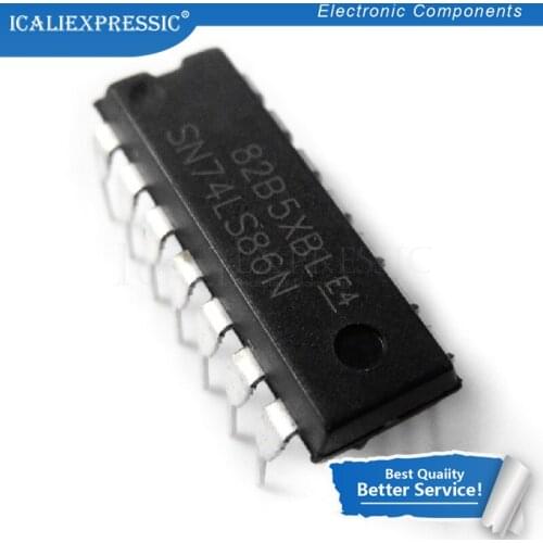 10PCS HD74LS86P DIP14 HD74LS86 DIP SN74LS86N DIP-14 74LS86 SN74LS86AN new and original IC