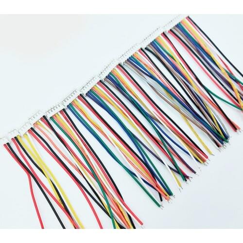 100pcs/Lot PH2.0 8P Cable Single head Ribbon cable electronic line harness 8PIN 10CM