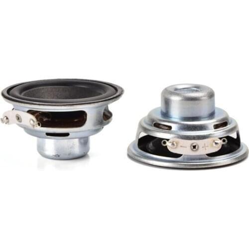2pcs 52mm full-range speakers 4Ω 4ohm 5W NdFeB magnetic loudspeaker PU edge