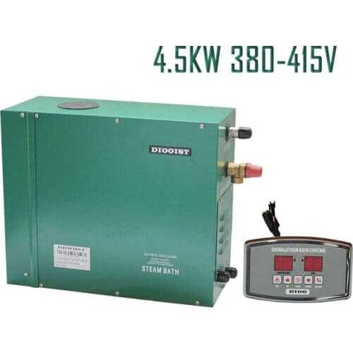 4.5KW380-415V 3phase 50HZ CE certified NEW STEAM GENERATOR Never open carton for SHOWER SAUNA BATH HOME SPA Fantastic design
