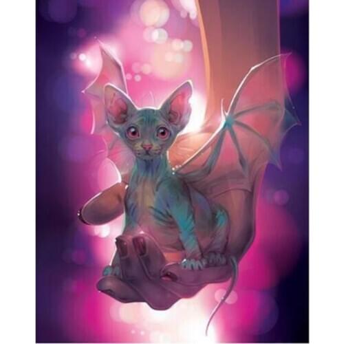 5D DIY Diamond Painting Full Square /Round Mosaic Diamond Embroidery Animals cat Pictures Of Rhinestones home decoration TY893