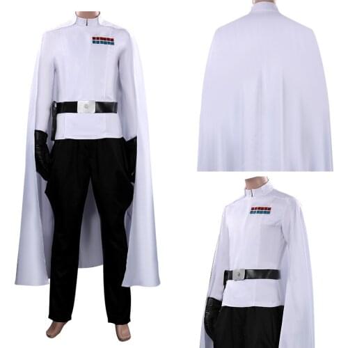 Star White Battle Suit Cosplay Costume Outfits Halloween Carnival Suit