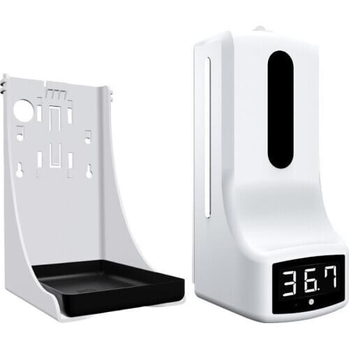 K9 Pro 2-in-1 Non-contact Digital Infrared Thermometer and Automatic Sensor Soap Dispenser Hotel Mall Outdoor/Indoor connector