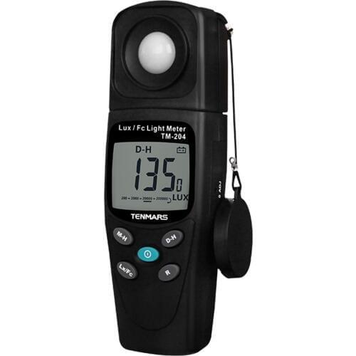 TM-204 Illuminometer Digital Light Meter Lux LCD With a Maximum Reading of 2000 Integrated Photometer